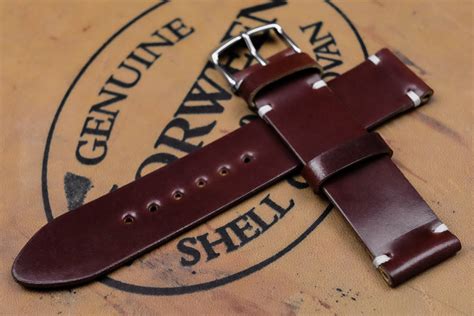 horween shell cordovan straps